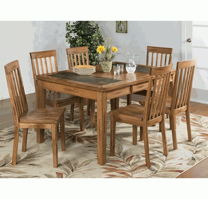 Famous Rustic Oak Dining Table Set, Oak Table And Oak Dining Table Intended For Oak Dining Set 6 Chairs (Gallery 19 of 20)
