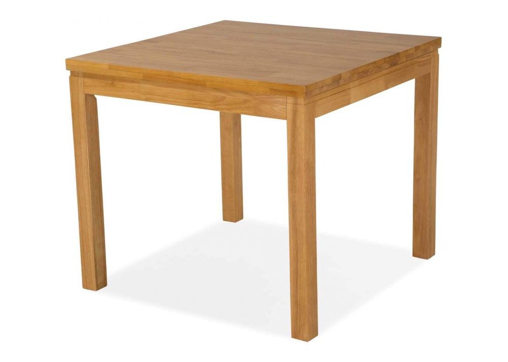 Fashionable Small Oak Dining Tables Inside Small Oak Square Dining Table – Clare – Ez Living Furniture (Gallery 15 of 20)