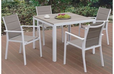 Favorite Jaxon 6 Piece Rectangle Dining Sets With Bench & Wood Chairs Intended For Jaxon Outdoor 7 Piece Dining Table Set (View 17 of 20)