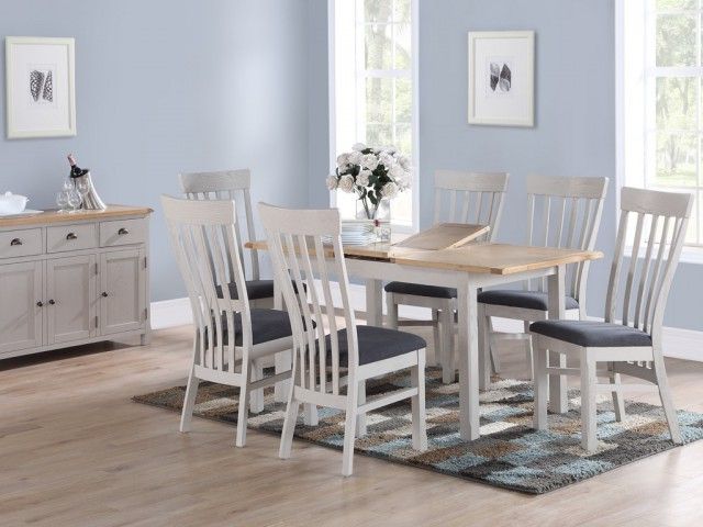 Favorite Rocco Extension Dining Tables Throughout Kilmore Painted 4 X  (View 7 of 20)