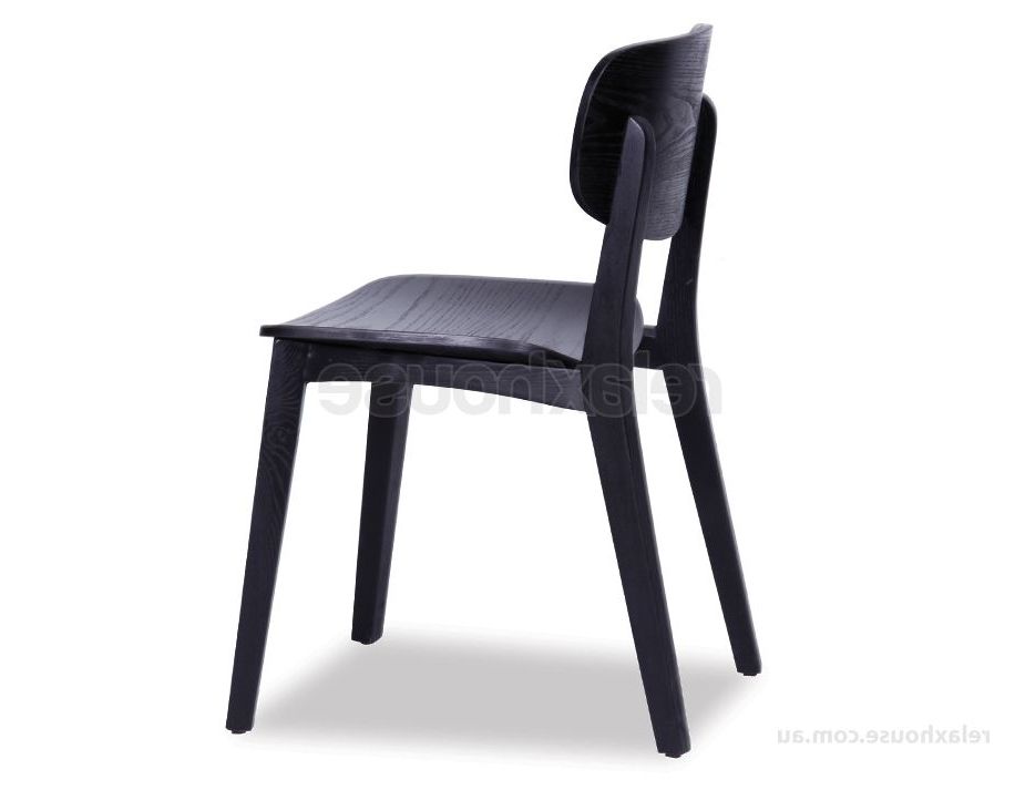Favorite Saki Dining Chair Black Within Black Dining Chairs (View 4 of 20)