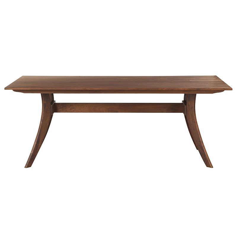 Florence Modern Rectangular Dining Table Walnutmoe's Home Regarding Most Up To Date Sleek Dining Tables (View 1 of 20)