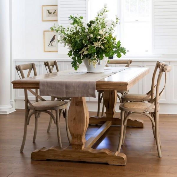 French Farmhouse Dining Tables Within 2017 French Farmhouse Dining Table Package (View 1 of 20)