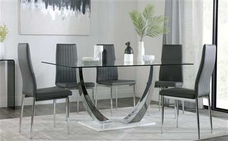 Featured Photo of 20 Collection of Chrome Dining Tables and Chairs