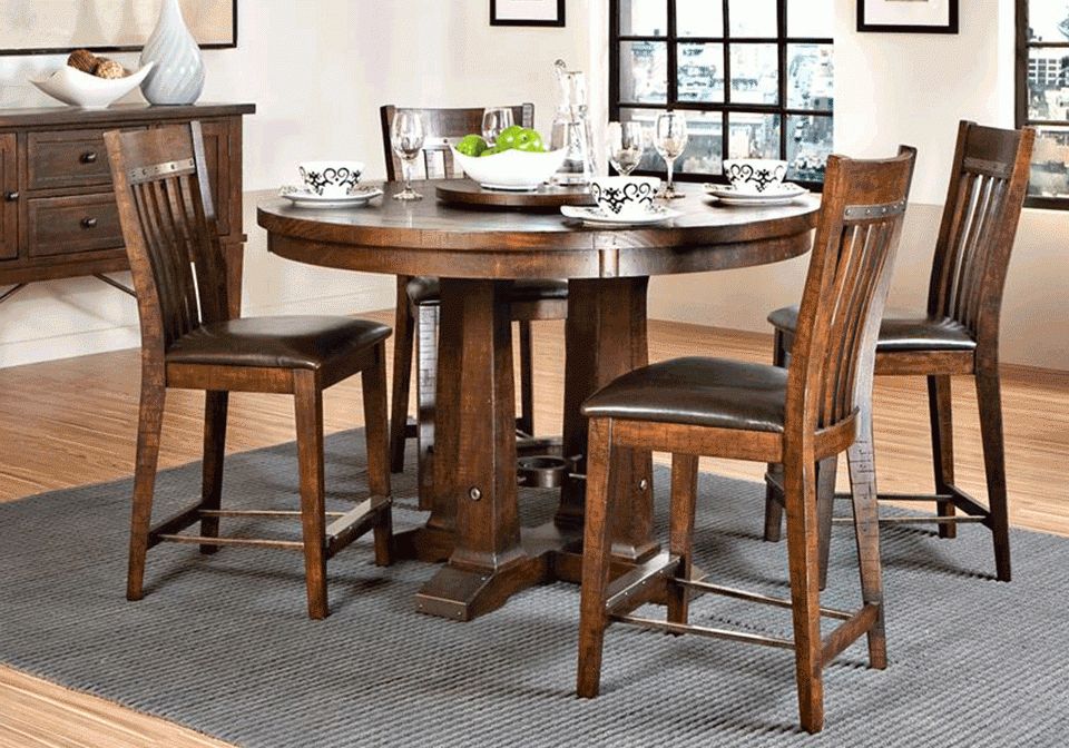 Hayden Dining Tables Throughout Most Current Hayden Counter Height Dining Table And 4 Side Chairs (Gallery 10 of 20)
