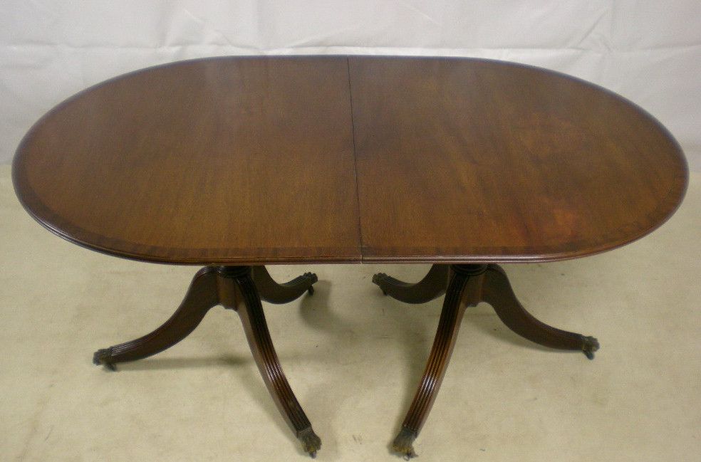Mahogany Extending Dining Tables Within Preferred Regency Style Dark Mahogany Extending Dining Table (Gallery 18 of 20)