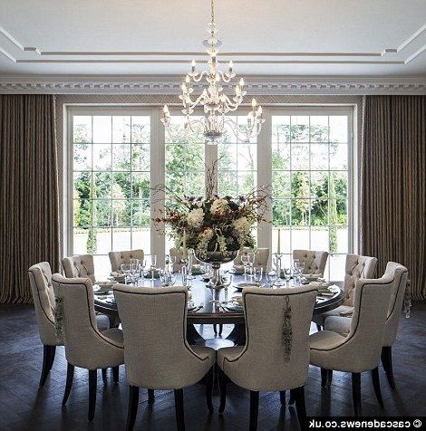 Mansion With Cinema, Pool And 1,700 Bottle Cellar On Sale For £17.5m Pertaining To Best And Newest Huge Round Dining Tables (Gallery 4 of 20)