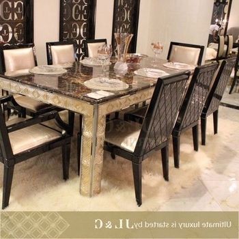Most Current 10 Seat Dining Tables And Chairs Intended For 2014 10 Seater Dining Table For Dining With Marble Or Wooden Top (View 7 of 20)