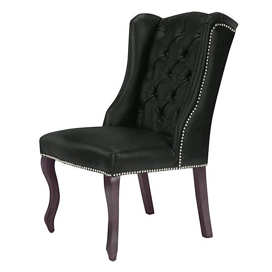Most Current Leather Dining Chairs In Archer Leather Dining Chair – Espresso (View 6 of 20)