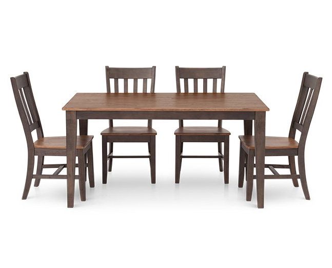 Most Popular Hudson Park 3 Pc. Round Drop Leaf Dining Room Set – Furniture Row Intended For Hudson Dining Tables And Chairs (Gallery 7 of 20)