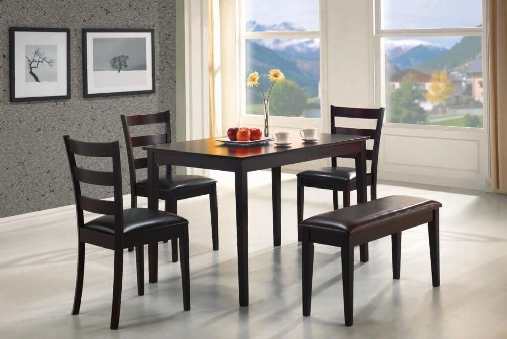 Most Recently Released 26 Dining Room Sets (big And Small) With Bench Seating (2018) Intended For Cheap Dining Tables Sets (Gallery 7 of 20)