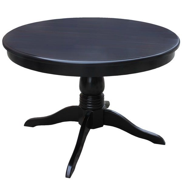 Most Recently Released Shop Metro Black Round Dining Table – Free Shipping Today In Dark Round Dining Tables (View 12 of 20)