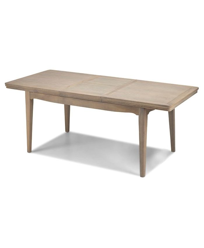 Most Recently Released Small Extending Dining Tables In Toulouse Grey Washed Oak Small Extending Dining Table – Brand Interiors (Gallery 19 of 20)