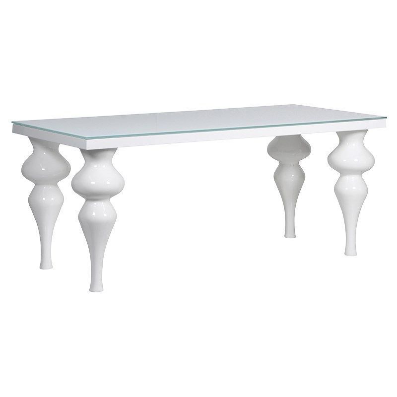 Most Recently Released Small White High Gloss Dining Tablecoach Furniture Intended For High Gloss Dining Tables (Gallery 20 of 20)