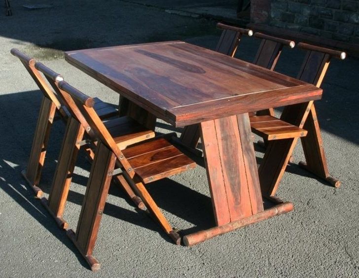 Most Recently Released Wood Folding Dining Tables Throughout Collapsible Dining Room Tables Wooden Folding Table Facil Furniture (Gallery 15 of 20)