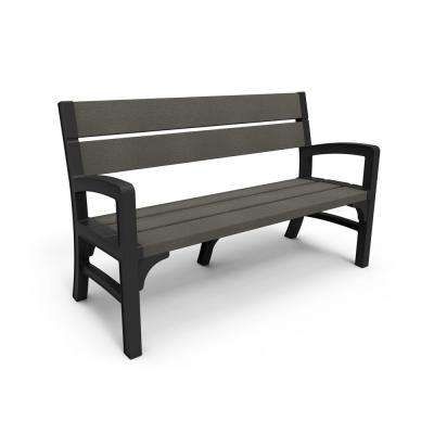 Most Up To Date Outdoor Benches – Patio Chairs – The Home Depot Pertaining To Garten Storm Chairs With Espresso Finish Set Of 2 (Gallery 5 of 20)
