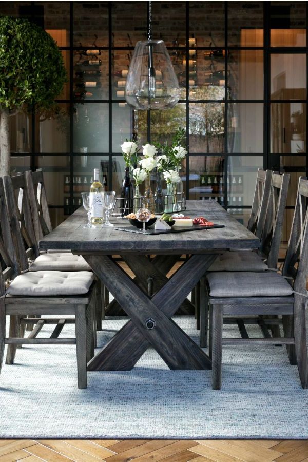 Most Up To Date Rustic Extension Dining Table & Chairs (View 12 of 20)