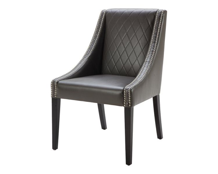 Newest Sunpan Modern 5west Malabar Genuine Leather Upholstered Dining Chair In Real Leather Dining Chairs (View 14 of 20)