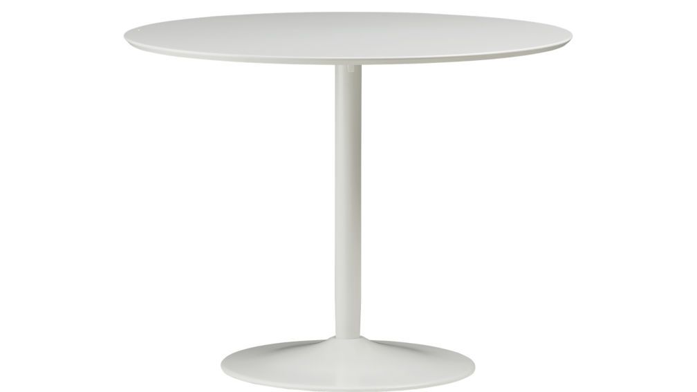 Odyssey White Tulip Dining Table + Reviews (View 9 of 20)