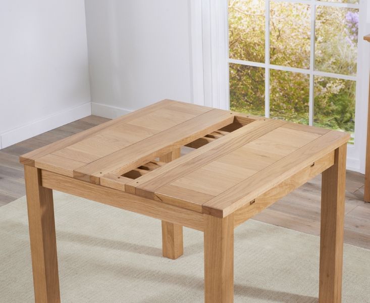 Popular Extending Solid Oak Dining Tables In Buy Mark Harris Cambridge Solid Oak Square Extending Dining Table (View 2 of 20)