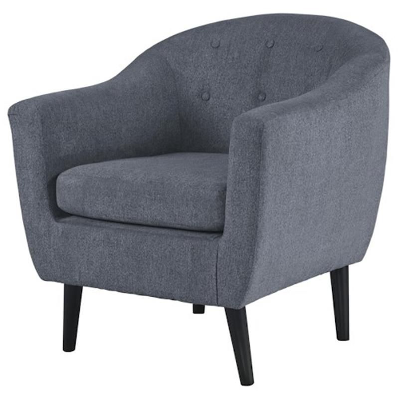 Popular Mindy Slipcovered Side Chairs Intended For 3620721 Ashley Furniture Klorey – Denim Living Room Accent Chair (View 18 of 20)