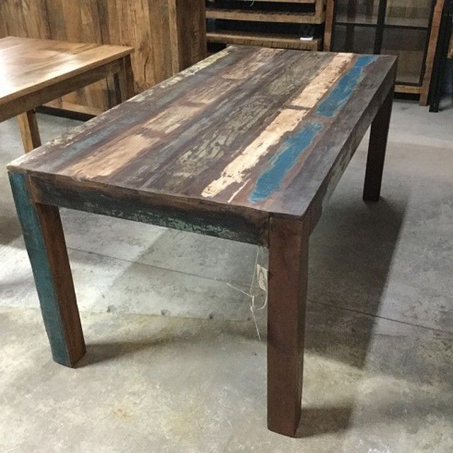 Popular Oval Reclaimed Wood Dining Tables Inside Outstanding Reclaimed Wood Table Intended For Reclaimed Wood Tables (Gallery 18 of 20)