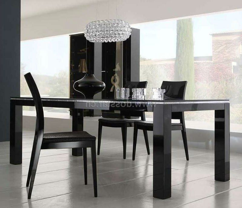 Preferred Black Gloss Dining Tables Intended For Black High Gloss Dining Table Dm01# Shop For Sale In China (mainland (View 16 of 20)