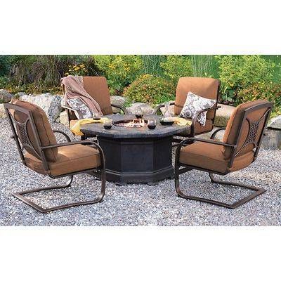 Preferred Jensen 5 Piece Counter Sets For Pembrey 5 Piece Patio Fire Pit Set (Gallery 15 of 20)