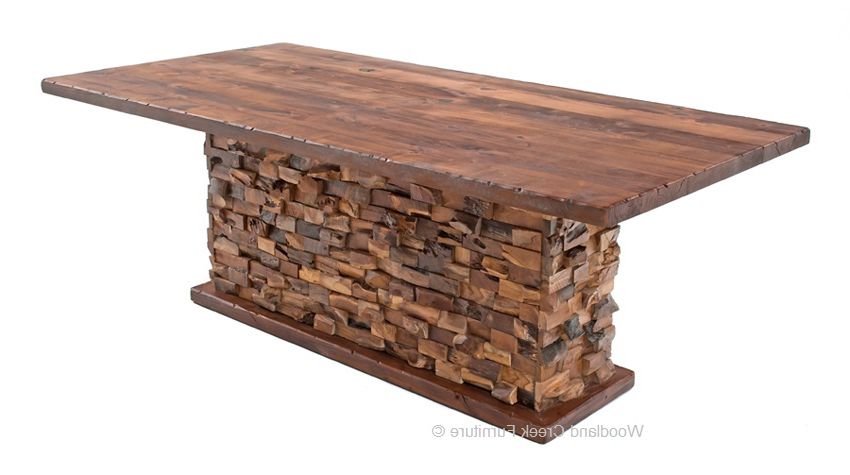 Reclaimed Wood Dining Table, Unique Rustic Table Regarding Famous Rustic Dining Tables (View 11 of 20)