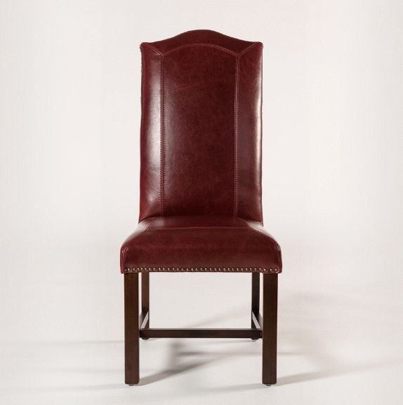 Red Leather Dining Side Chair – Seating Intended For Well Known Red Leather Dining Chairs (View 14 of 20)
