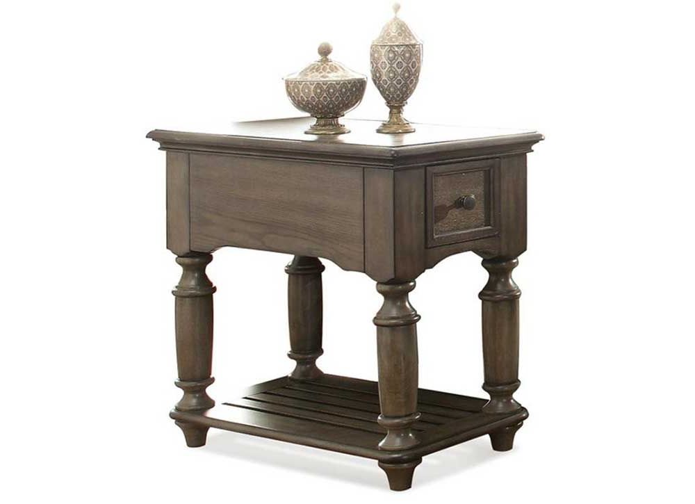 Riverside Furniture Belmeade Chair Side Table – Georges Furniture Throughout Popular Belmeade Side Chairs (View 6 of 20)