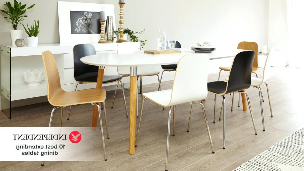 Round White Extendable Dining Tables Throughout Most Recent Best Extending Dining Tables Flip Top Extending Dining Table Round (View 17 of 20)