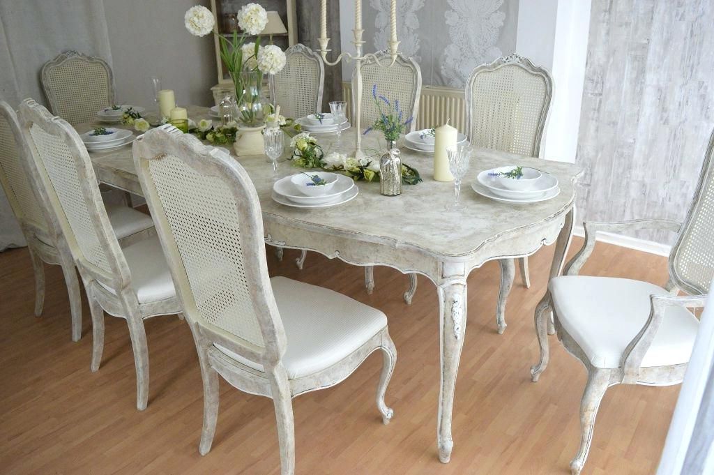 Shabby Chic Dining Table Charmingset Unique French Antique And With Favorite French Chic Dining Tables (View 6 of 20)