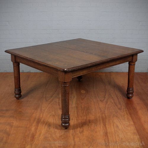 Square Oak Dining Tables Inside Most Up To Date Square Oak Dining Table. – Antiques Atlas (Gallery 10 of 20)
