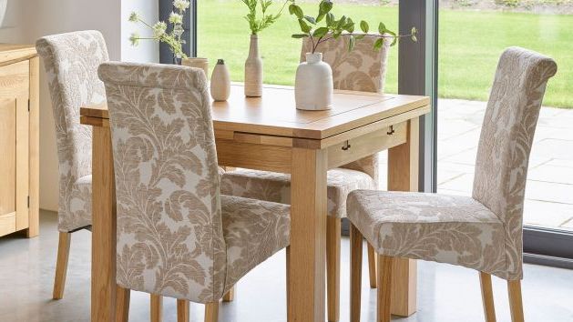 Featured Photo of 20 Best Collection of Fabric Dining Room Chairs
