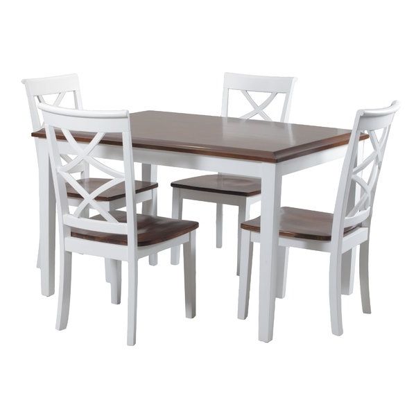 Featured Photo of The Best Craftsman 5 Piece Round Dining Sets with Side Chairs