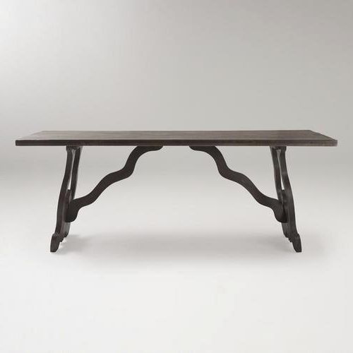 Weathered Gray Romeo Dining Table – World Market Intended For Well Liked Market Dining Tables (View 8 of 20)