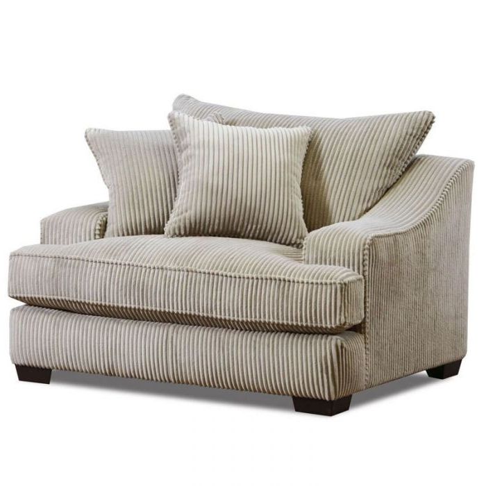 Well Known Alexa Beige Corduroy Chair And Half (View 18 of 20)