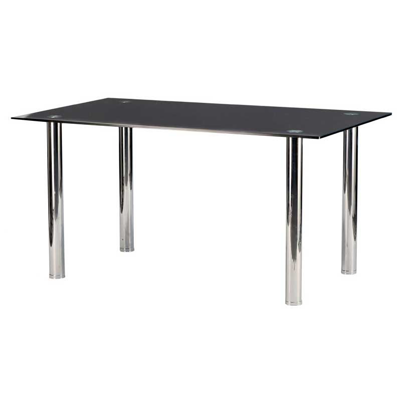 Well Known Dining Tables Black Glass For Dior Black Glass Dining Table & 6 X Betty Dining Chair • Decofurn (Gallery 13 of 20)