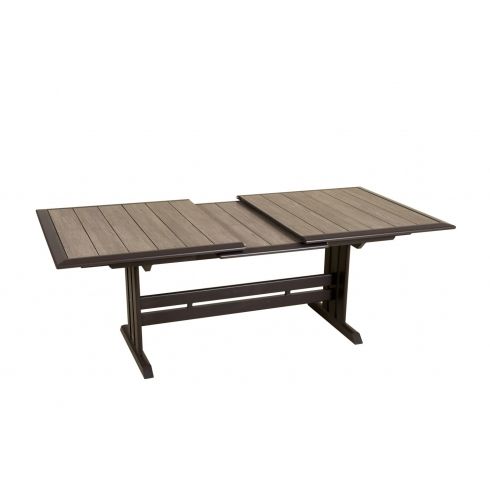 Well Known Extending Outdoor Dining Tables For Wood And Aluminium Extending Outdoor Dining Table (Gallery 1 of 20)