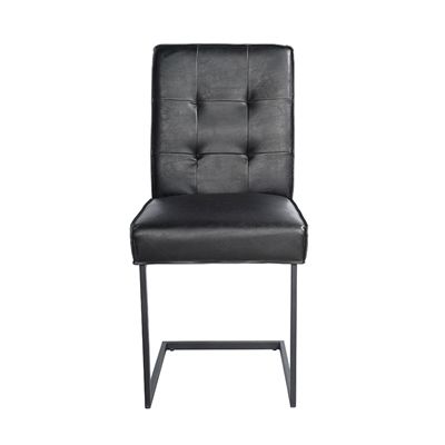Well Known Home Furniture Direct Hayden Faux Leather Traditional Height Side Regarding Hayden Ii Black Side Chairs (View 1 of 20)