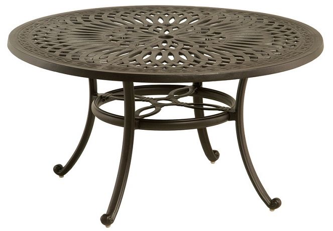 Well Liked Mayfair Dining Tables For Mayfairhanamint Luxury Cast Aluminum 54" Round Dining Table W (Gallery 15 of 20)