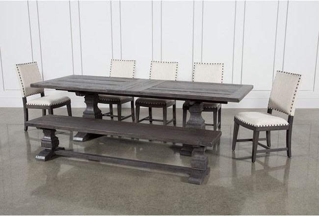 Widely Used Norwood 7 Piece Rectangular Extension Dining Set With Bench & Uph Pertaining To Norwood 7 Piece Rectangle Extension Dining Sets (View 1 of 20)