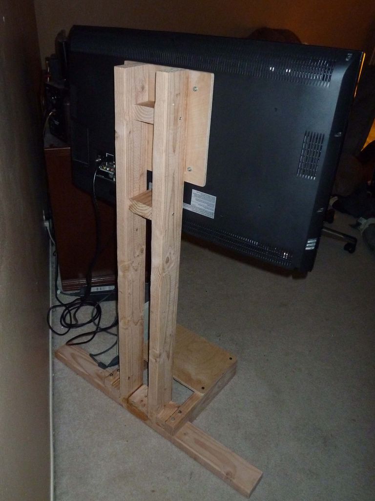 $10 Lcd Tv Floor Stand: 4 Steps Inside Bale 82 Inch Tv Stands (View 16 of 20)