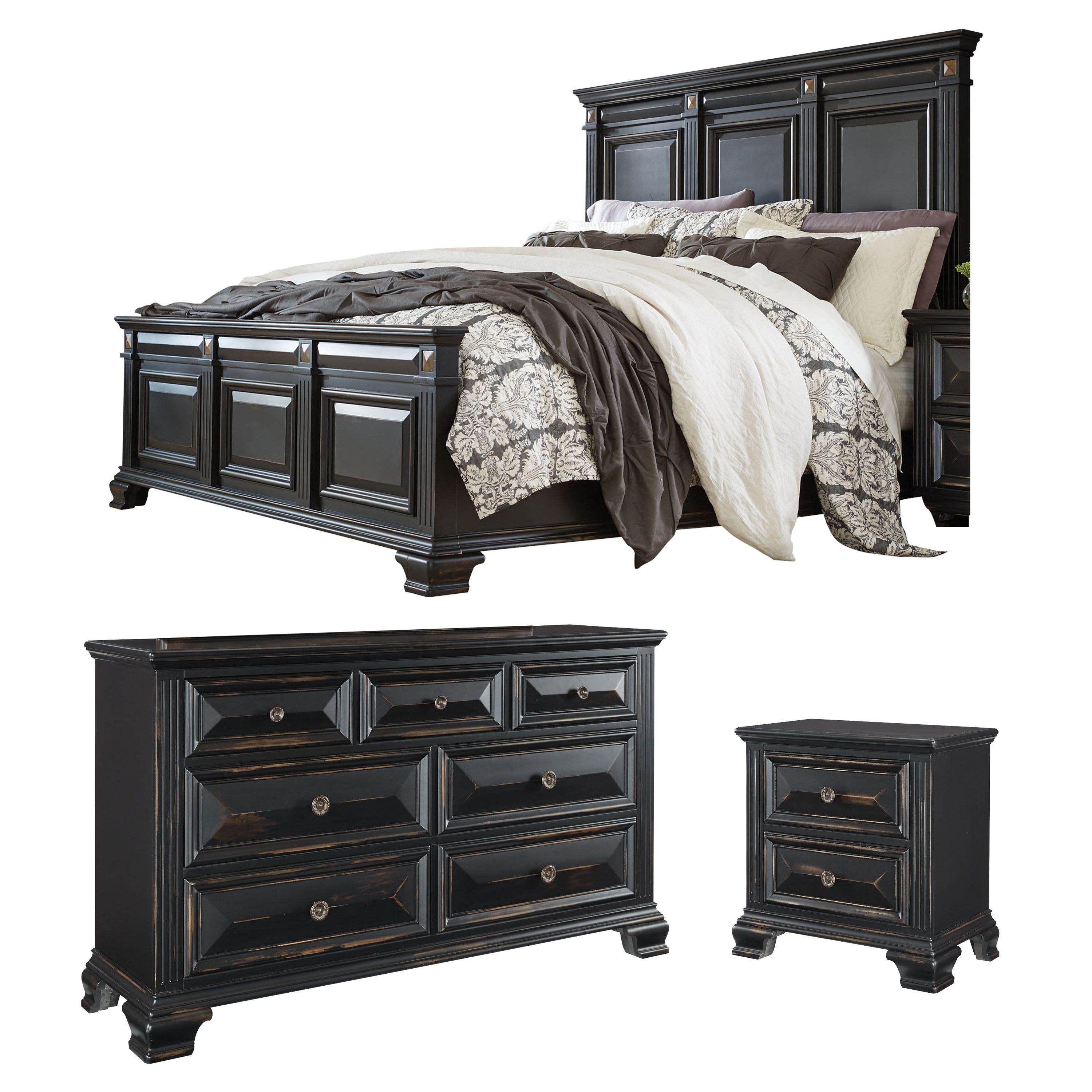 Bedroom Sets You'll Love Pertaining To Raven Grey Tv Stands (View 17 of 20)
