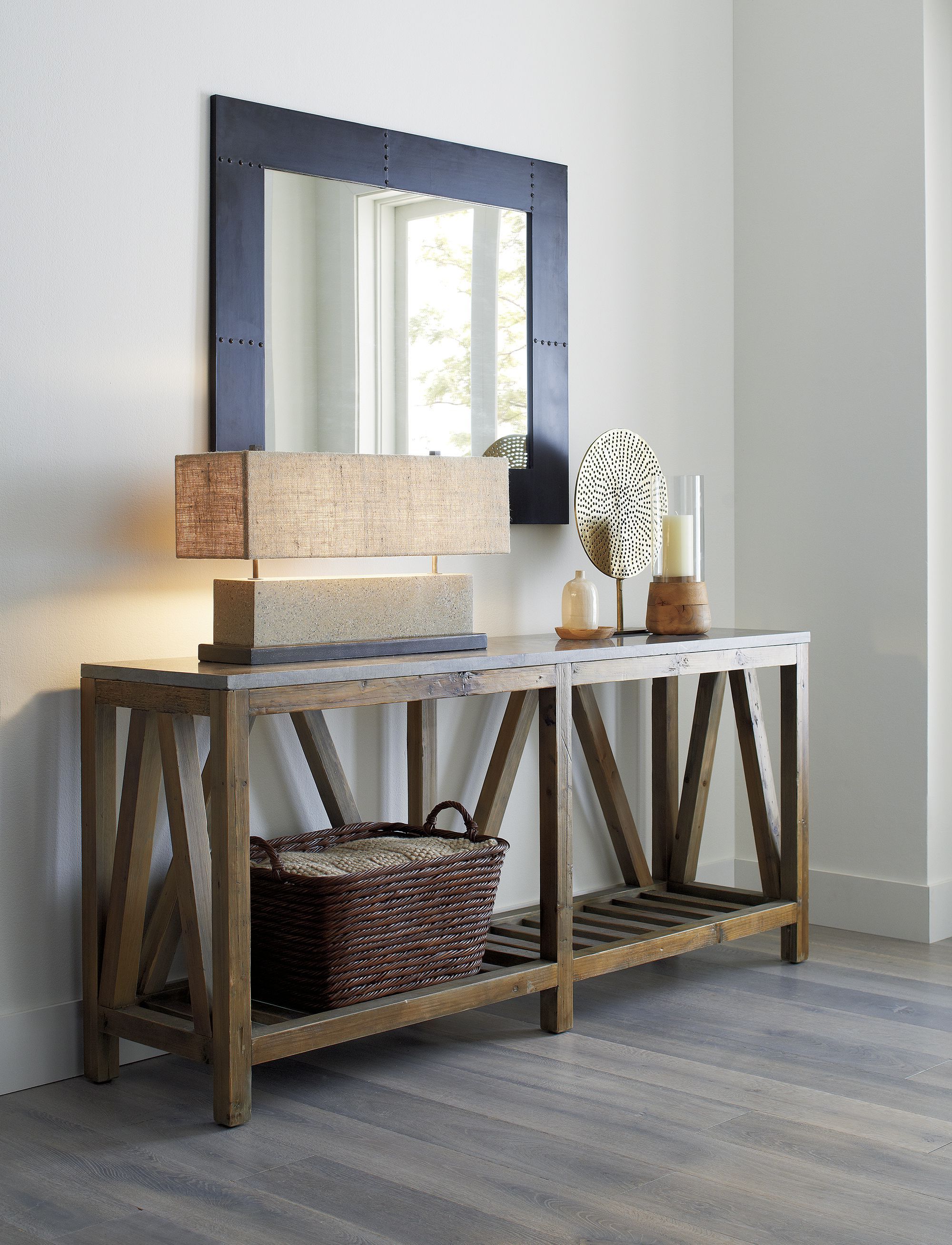 Bluestone Console Table | Interior ☐ Mews | Pinterest | Console With Natural Wood Mirrored Media Console Tables (View 1 of 20)