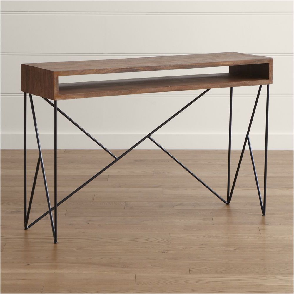 Dixon Console Table | Products | Pinterest | Console Tables For Parsons White Marble Top & Dark Steel Base 48x16 Console Tables (View 3 of 20)
