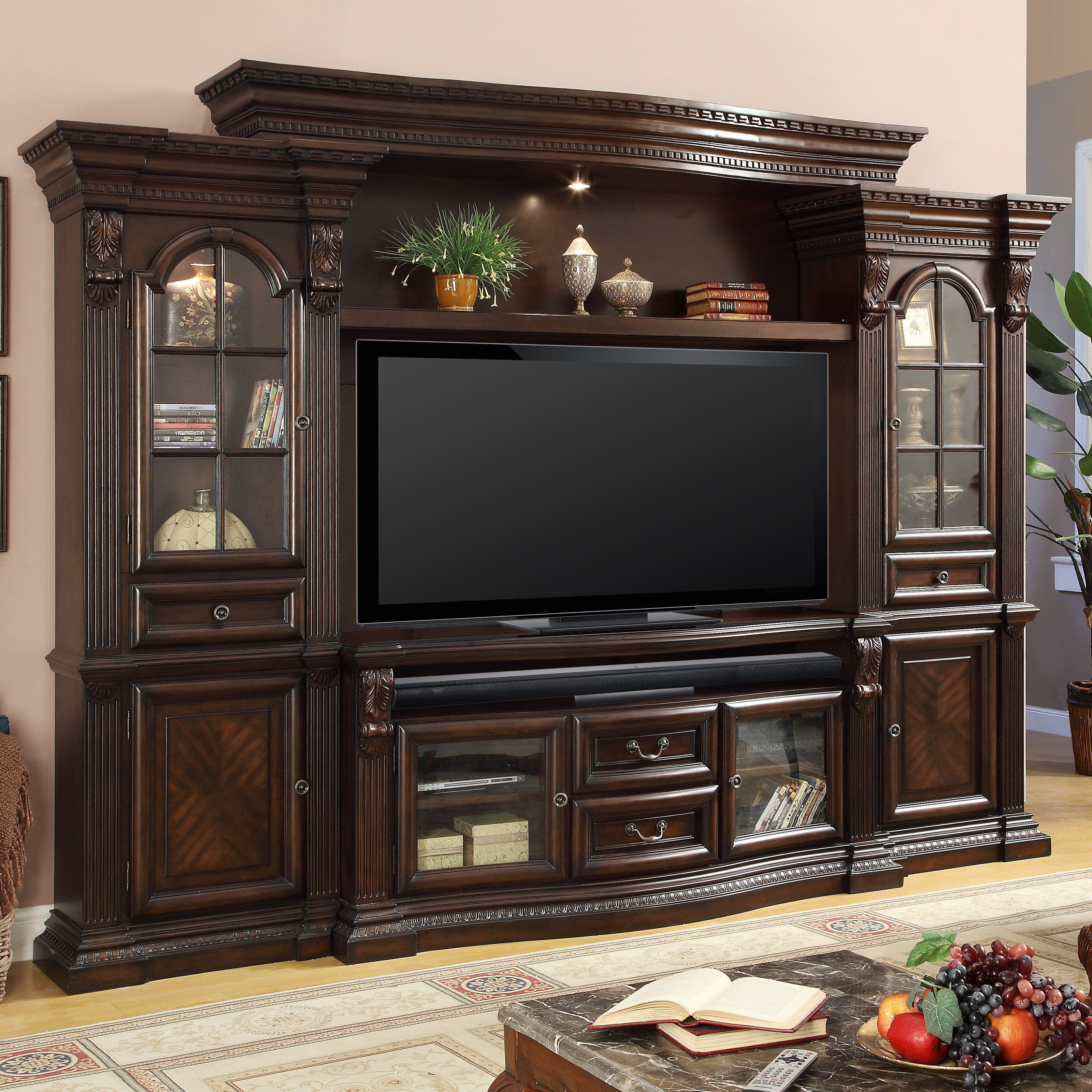 Have To Have It. Parker House Bella 4 Piece Estate Wall – Antique With Regard To Lauderdale 62 Inch Tv Stands (Gallery 13 of 20)