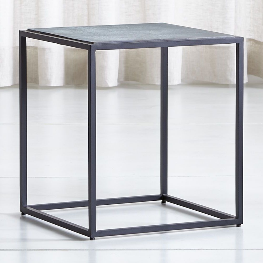 Mix Patina Tall Metal Frame Side Table In 2018 | Products Within Mix Patina Metal Frame Console Tables (View 1 of 20)