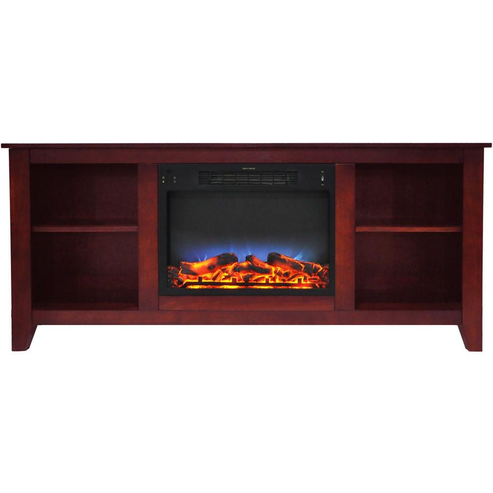 Muskoka Sinclair 60 In. Bluetooth Media Electric Fireplace Tv Stand Inside Sinclair Blue 54 Inch Tv Stands (Gallery 20 of 20)